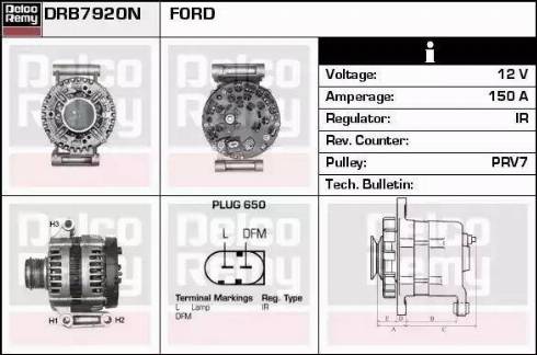 Remy DRB7920N - Alternatore autozon.pro