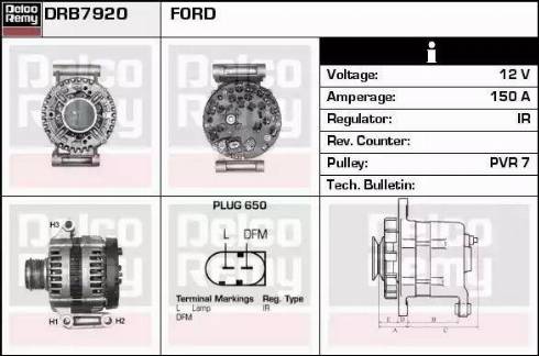 Remy DRB7920 - Alternatore autozon.pro