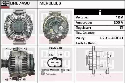 Remy DRB7490 - Alternatore autozon.pro