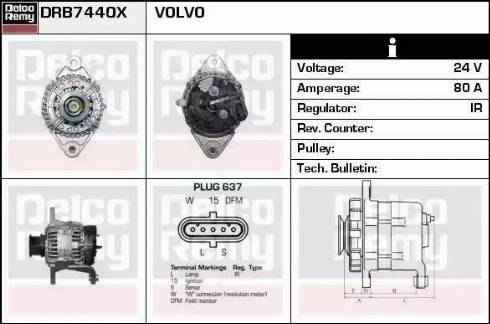 Remy DRB7440X - Alternatore autozon.pro