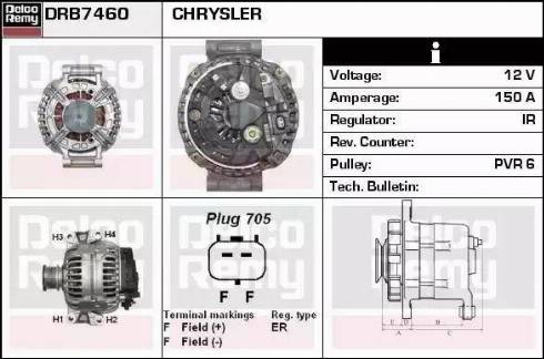 Remy DRB7460 - Alternatore autozon.pro