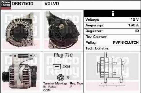 Remy DRB7500 - Alternatore autozon.pro