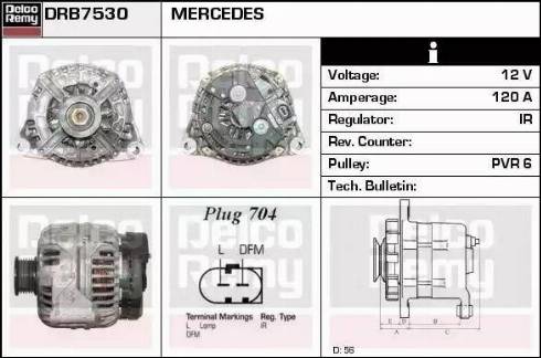 Remy DRB7530 - Alternatore autozon.pro