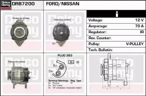 Remy DRB7200 - Alternatore autozon.pro