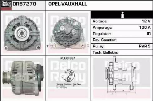 Remy DRB7270 - Alternatore autozon.pro