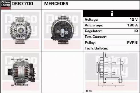 Remy DRB7700 - Alternatore autozon.pro