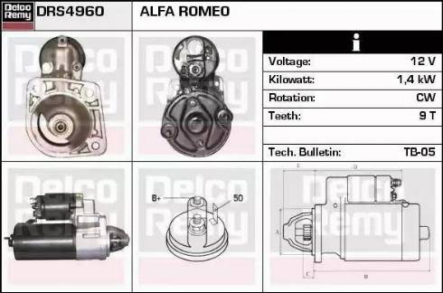 Remy DRS4960 - Motorino d'avviamento autozon.pro