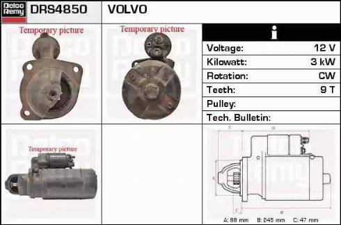 Remy DRS4850 - Motorino d'avviamento autozon.pro