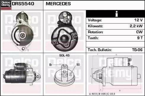 Remy DRS5540 - Motorino d'avviamento autozon.pro