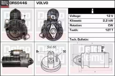 Remy DRS0446 - Motorino d'avviamento autozon.pro