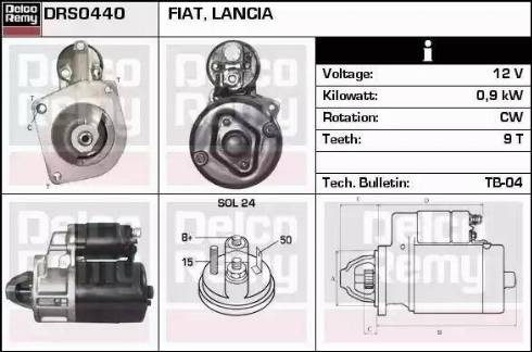 Remy DRS0440 - Motorino d'avviamento autozon.pro