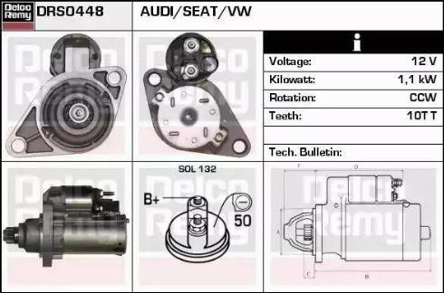 Remy DRS0448 - Motorino d'avviamento autozon.pro