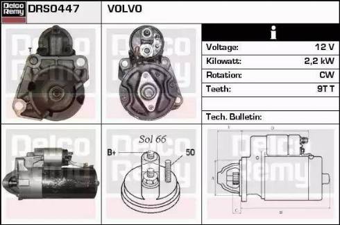 Remy DRS0447 - Motorino d'avviamento autozon.pro