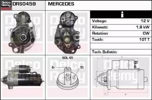 Remy DRS0459 - Motorino d'avviamento autozon.pro