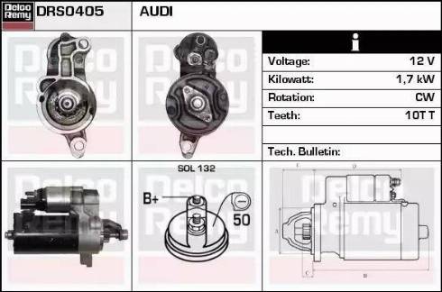 Remy DRS0405 - Motorino d'avviamento autozon.pro