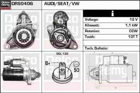 Remy DRS0406 - Motorino d'avviamento autozon.pro