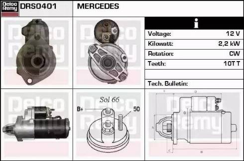 Remy DRS0401 - Motorino d'avviamento autozon.pro