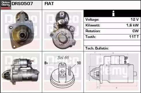 Remy DRS0507 - Motorino d'avviamento autozon.pro