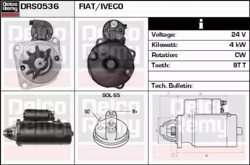 Remy DRS0536 - Motorino d'avviamento autozon.pro