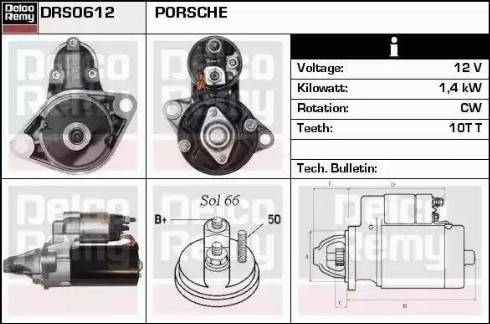 Remy DRS0612 - Motorino d'avviamento autozon.pro