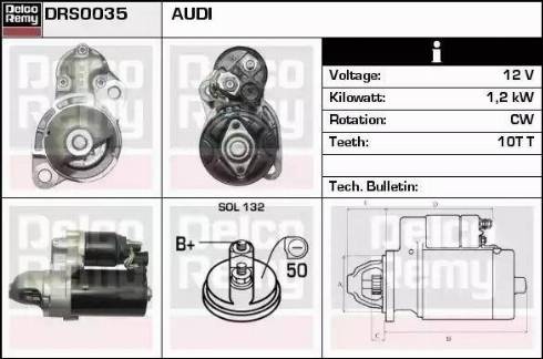 Remy DRS0035 - Motorino d'avviamento autozon.pro