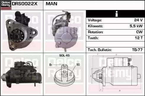 Remy DRS0022X - Motorino d'avviamento autozon.pro