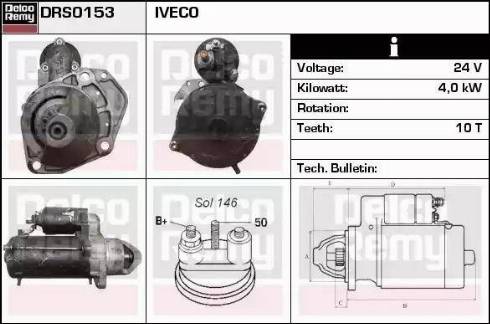 Remy DRS0153 - Motorino d'avviamento autozon.pro