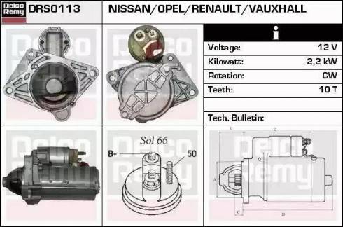 Remy DRS0113 - Motorino d'avviamento autozon.pro