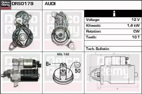 Remy DRS0179 - Motorino d'avviamento autozon.pro