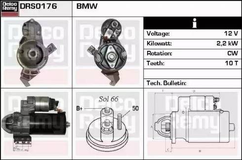 Remy DRS0176 - Motorino d'avviamento autozon.pro