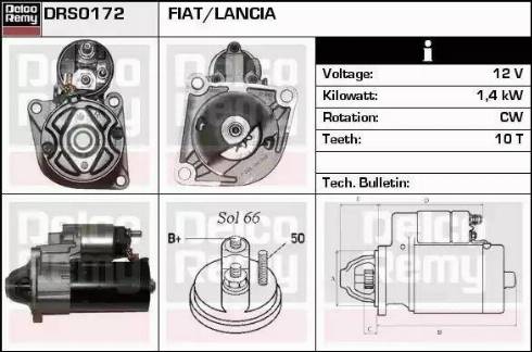 Remy DRS0172 - Motorino d'avviamento autozon.pro