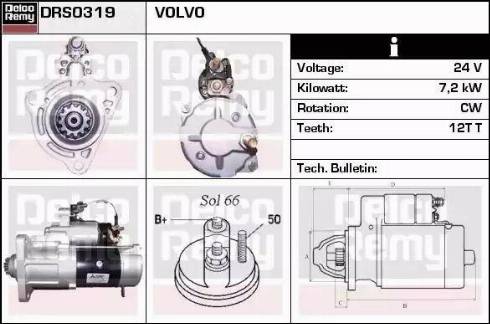 Remy DRS0319 - Motorino d'avviamento autozon.pro