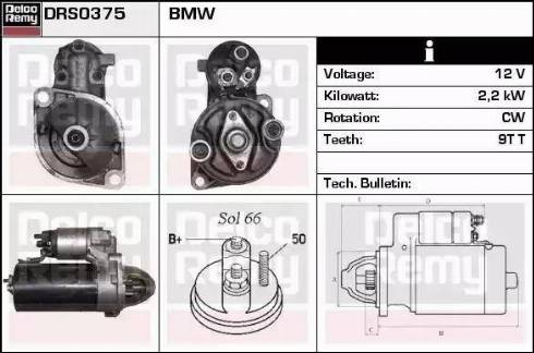 Remy DRS0375 - Motorino d'avviamento autozon.pro