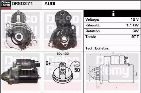 Remy DRS0371 - Motorino d'avviamento autozon.pro