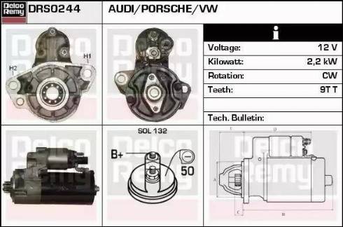 Remy DRS0244 - Motorino d'avviamento autozon.pro