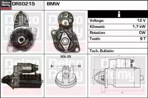 Remy DRS0215 - Motorino d'avviamento autozon.pro