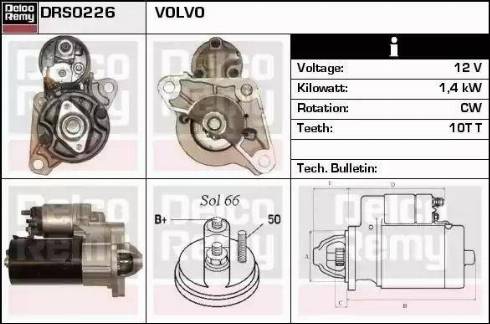 Remy DRS0226 - Motorino d'avviamento autozon.pro