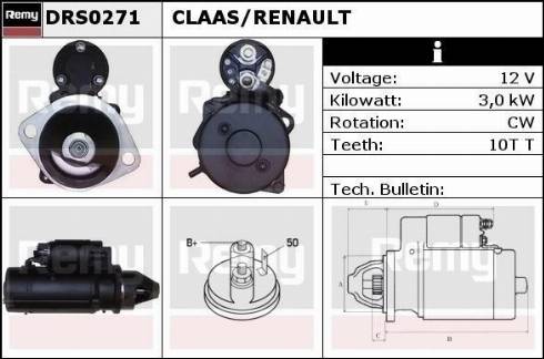 Remy DRS0271 - Motorino d'avviamento autozon.pro