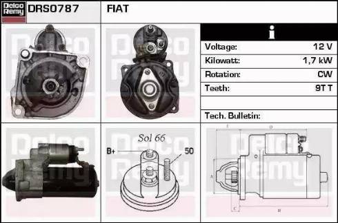 Remy DRS0787 - Motorino d'avviamento autozon.pro