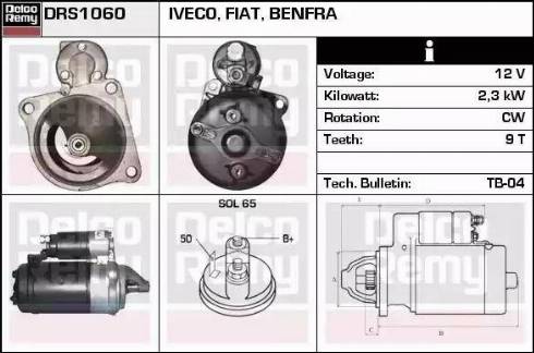 Remy DRS1060 - Motorino d'avviamento autozon.pro