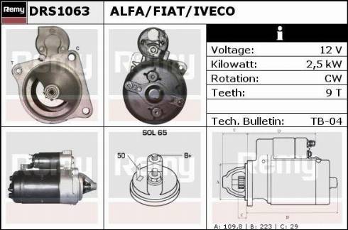 Remy DRS1063X - Motorino d'avviamento autozon.pro