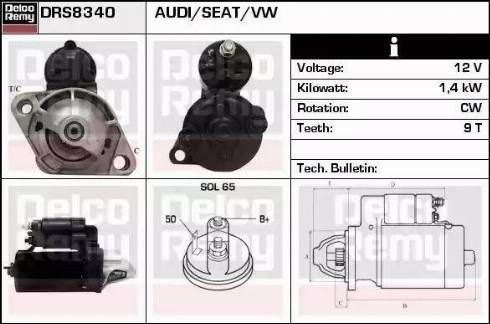 Remy DRS8340 - Motorino d'avviamento autozon.pro