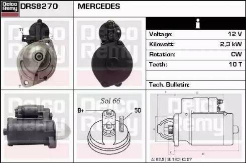 Remy DRS8270 - Motorino d'avviamento autozon.pro