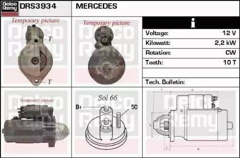 Remy DRS3934 - Motorino d'avviamento autozon.pro