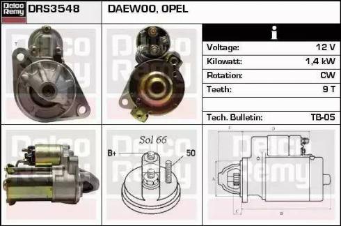 Remy DRS3548N - Motorino d'avviamento autozon.pro