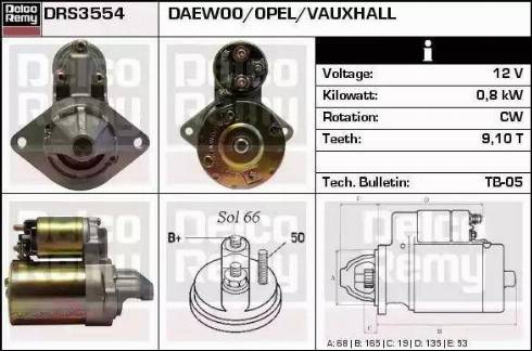 Remy DRS3554N - Motorino d'avviamento autozon.pro