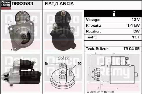 Remy DRS3583 - Motorino d'avviamento autozon.pro