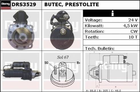 Remy DRS3529 - Motorino d'avviamento autozon.pro