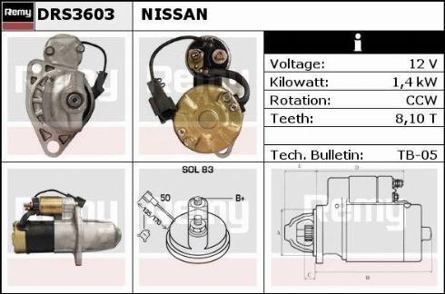 Remy DRS3603X - Motorino d'avviamento autozon.pro
