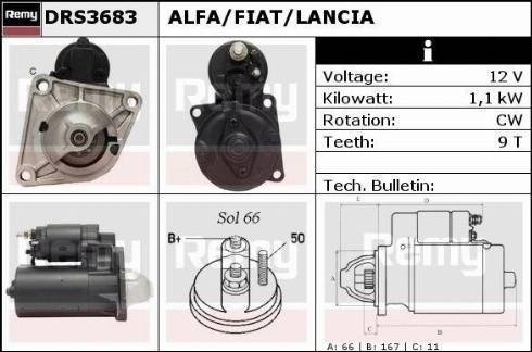 Remy DRS3683X - Motorino d'avviamento autozon.pro